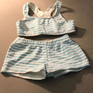 Striped Boy Short Tankini